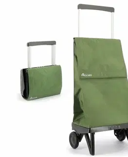 Nákupné tašky a košíky Rolser Nákupná taška na kolieskach Plegamatic Original MF, zelená