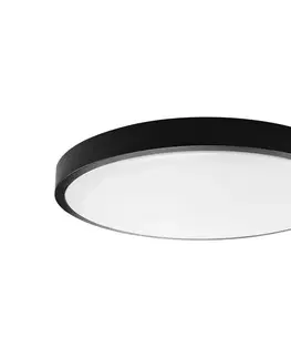 Svietidlá  LED Kúpeľňové stropné svietidlo LED/24W/230V 6500K IP44 čierna 