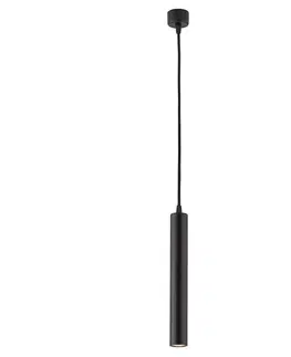 Závesné svietidlá Viokef LED závesné svietidlo Nestor čierne