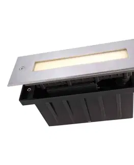 Nájazdové svietidlá Deko-Light Zapustené podlahové LED svetlo Line, dĺžka 18,3 cm