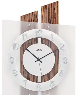 Hodiny Dizajnové nástenné hodiny 5531 AMS 46cm