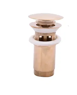 Vypúšťacie ventily Vypúšťací ventil Click-Clack MD0484Z 5/4 zlatá