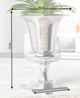 Bytové doplnky a dekorácie Podlahová váza NALMARI Dekorhome 60 cm