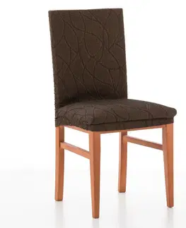 Poťahy na stoličky Žakárový poťah na stoličku so vzorom hadej kože