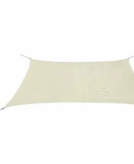 Stínící textilie Plachta proti slnku z HDPE obdĺžniková 2 x 4 m Antracit