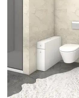 Kúpeľňové skrinky  Kúpeľňová skrinka SMART 60x55 cm biela 