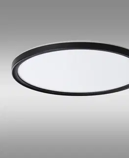 Moderné stropnice King Berry Plafon LED čierne okrúhle 18,5W