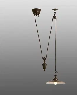 Závesné svietidlá Menzel Menzel Pusta – výškovo nastaviteľná závesná lampa