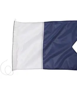 potápanie Potápačská signalizačná vlajka Alpha modro-biela