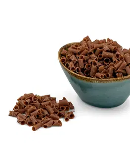 Zdravé maškrtenie Protein & Co. Čokoládové hoblinky s karamelom Váha: 250 g