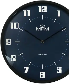 Hodiny Nástenné hodiny MPM, 4206 retro modrá