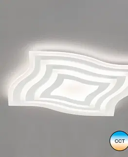 Stropné svietidlá FISCHER & HONSEL Stropné LED svietidlo Gorden, zakrivené CCT, 60 cm