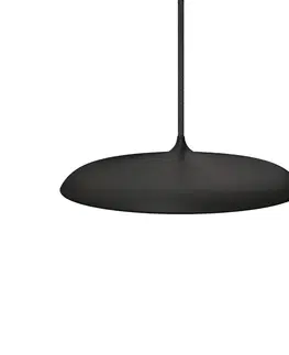 Závesné svietidlá DFTP by Nordlux LED závesné svietidlo Artist Ø 25 cm čierna
