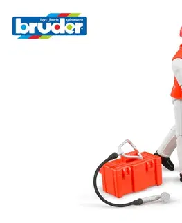 Hračky - dopravné stroje a traktory BRUDER - Úžitkové vozidlá - set figúrok doktor, sestra a príslušenstvo