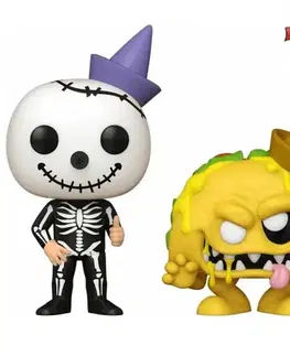 Zberateľské figúrky POP! Ad Icons: Jack in the Box Skeleton Jack & Monster Taco Special Edition 2 pack 