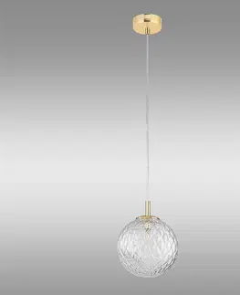 Moderné lampy do obývačky Luster Cadix Gold 210 4609 LW1