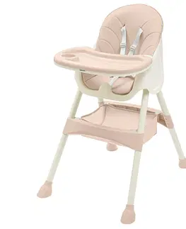 Dekorácie do detských izieb Baby Mix Jedálenská stolička Nora ružová, 51 x 43 x 27 cm
