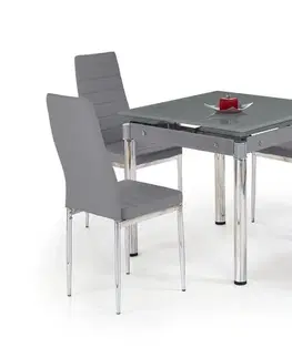 Jedálenské stoly Rozkladací jedálenský stôl KENT Halmar Čierna