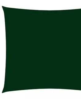 Stínící textilie Tieniaca plachta štvorcová 2 x 2 m oxfordská látka Dekorhome Tmavo zelená