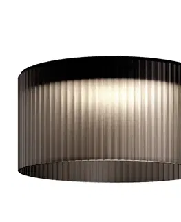 Stropné svietidlá Kundalini Kundalini Giass stropné LED svietidlo Ø 50 cm sivé