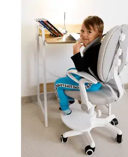 Detské stoličky a kreslá Detská rastúca stolička ANAIS Tempo Kondela Sivá