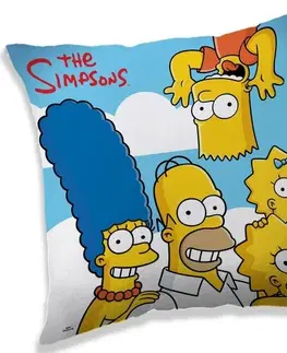 Vankúše Jerry Fabrics Vankúšik The Simpsons family clouds, 40 x 40 cm