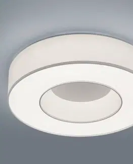Stropné svietidlá Helestra Helestra Lomo stropné LED svietidlo chinc biele