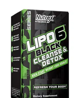Spaľovače tuku pre ženy Lipo 6 Black Cleanse & Detox - Nutrex 60 kaps.