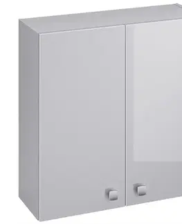 Závesné kúpeľňové skrinky Závesná kúpeľňová skrinka Rubid 60 sivá