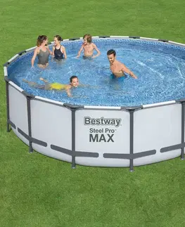 Bazény Bazén Bestway Steel Pro Max 488 x 122 cm s filtráciou