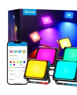 LED osvetlenie Govee Flood Lights exteriérové SMART LED svetlá, 4 ks H7060311