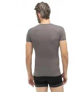 Pánske tričká Unisex termo tričko Brubeck s krátkým rukávem Graphite - XL