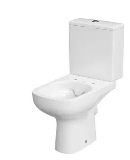 Kúpeľňa CERSANIT - WC KOMBI 572 COLOUR NEW CLEAN ON 010 3/5 BEZ SEDÁTKA K103-026