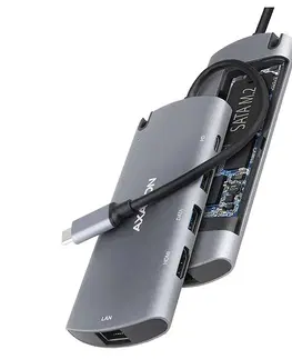 USB huby Axagon HMC-6M2