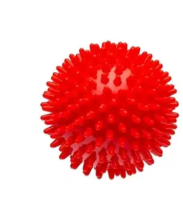 Gymnastické lopty Modom Masážna loptička Ježko červená, pr. 8 cm SJH 14
