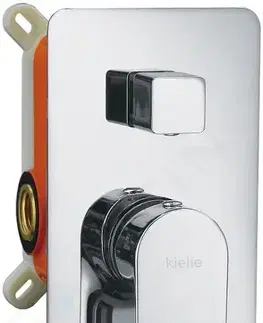 Kúpeľňové batérie Kielle - Vega Batéria pod omietku na 2 spotrebiče, s telesom, chróm 10318200