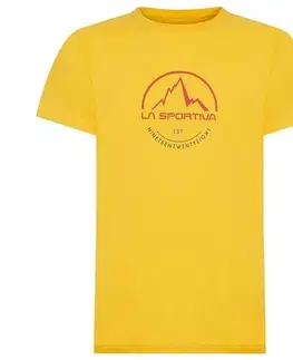 Pánská trička Pánske tričko La Sportiva Logo Tee yellow L