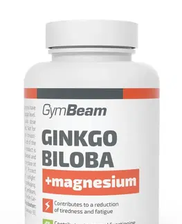 Horčík (Magnézium) Ginkgo Biloba+Magnesium - GymBeam 90 kaps.