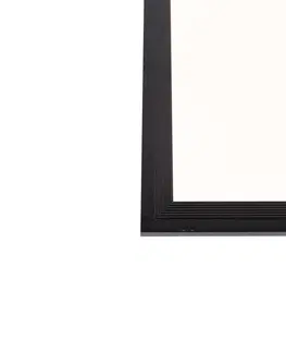 Stropne svietidla Modern LED paneel zwart 100 cm incl. LED dim to warm - Armstrong