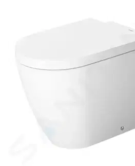 Kúpeľňa DURAVIT - ME by Starck Stojace WC, zadný odpad, s HygieneGlaze, biela/matná biela 2169099000