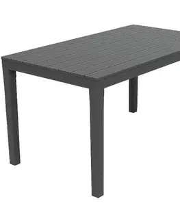 Záhradné stoly Stôl Sumatra 138x78x72cm antracit