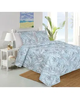 Prikrývky na spanie Jahu Prehoz na posteľ Foglie, 220 x 240 cm, 2x 45 x 45 cm