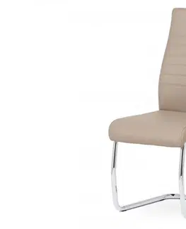 Jedálenské stoličky a kreslá Jedálenská stolička DCL-418 Autronic Cappuccino