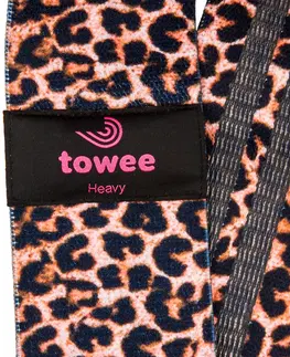 Gymnastické lopty Towee Textilná odporová guma Wild Booty Band, 3 ks