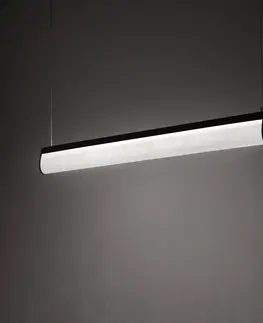 Závesné svietidlá Slamp Slamp Modula LED závesné svietidlo, kryštál, čierna