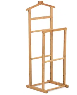 Regály a poličky Nemý sluha Paul, bambus, 39 x 35 x 103 cm