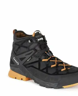 Pánska obuv Pánska obuv AKU Rock Dfs Mid GTX black/orange 8,5 UK
