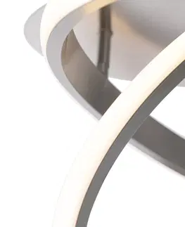 Stropne svietidla Dizajnové stropné svietidlo oceľové vrátane LED 3-stupňového stmievania - Ruta