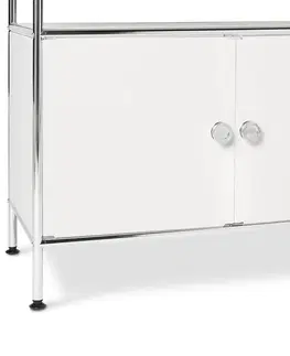 Furniture Doplnková súprava kovových dvierok »CN3«, biela