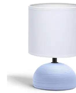 Lampy  B.V.  - Stolná lampa 1xE14/40W/230V modrá/biela 
